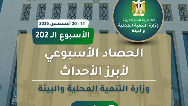 حصاد التنمية المحلية والبيئة: مدفن شلاتين وتطوير الكوربة و119 وظيفة قيادية