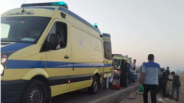 إصابة 24 عاملًا في تصادم جديد بطريق الدواويس بالإسماعيلية