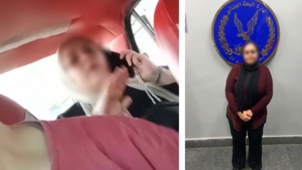 القبض على سيدة ظهرت في فيديو مشادة مع سائق أجرة بالإسكندرية
