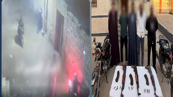ضبط 5 متهمين بإطلاق النار على منزل في سوهاج والتحفظ على 3 بنادق آلية