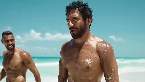 حسن الرداد يستعد لفيلم أكشن جديد بتدريبات شاقة على شاطئ البحر