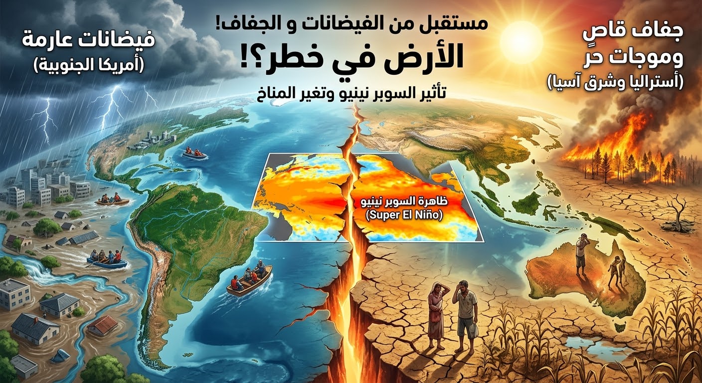 مستقبل من الفيضانات و الجفاف! الارض في خطر؟!