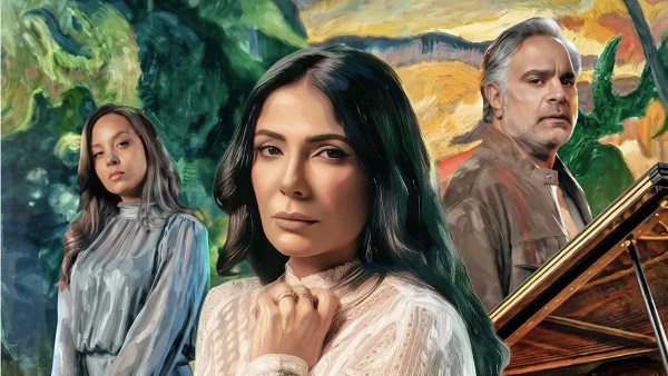 منى زكي تتصدر البوستر الرسمي لمسلسل «طالع نازل» قبل عرضه على شاهد