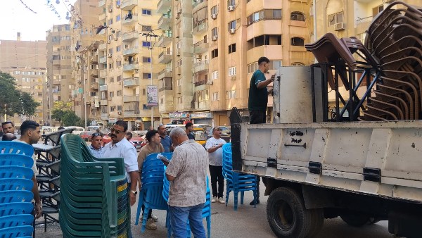 حي بولاق الدكرور يواصل رصف الطرق ورفع الإشغالات في عدد من الشوارع