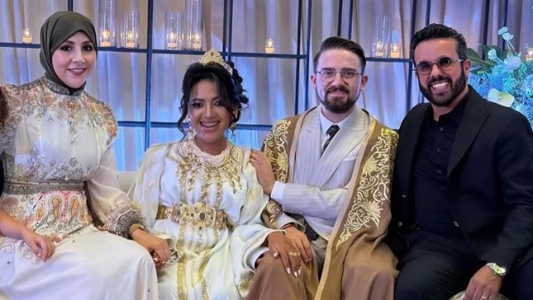 الفنانة المغربية وئام رضوان تحتفل بزفافها من ويليام