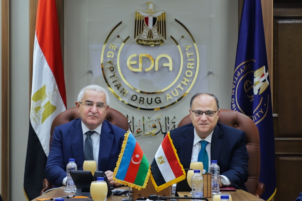 رئيس هيئة الدواء المصرية يبحث مع سفير أذربيجان بالقاهرة تعزيز التعاون الدوائي والتنظيمي وفتح افاق جديدة للدواء المصري