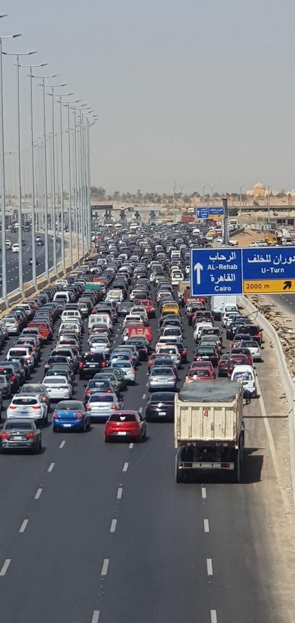 غلق كلي لكوبري طريق السويس وتحويلات مرورية للقادمين إلى القاهرة