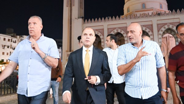 محافظ الغربية يتابع تجهيزات مولد السيد البدوي بمحيط المسجد وأرض الصاري