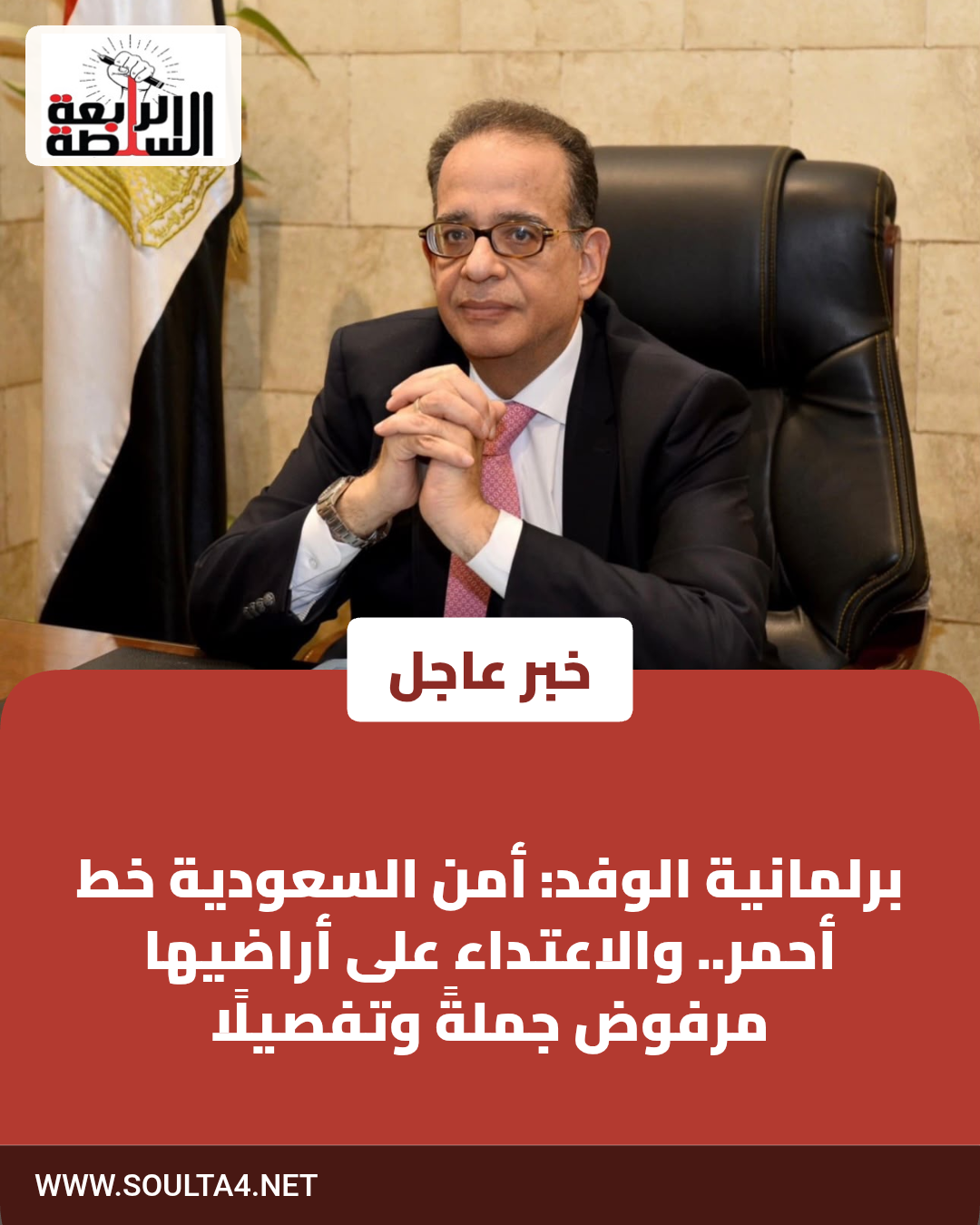 برلمانية الوفد: أمن السعودية خط أحمر.. والاعتداء على أراضيها مرفوض جملةً وتفصيلًا