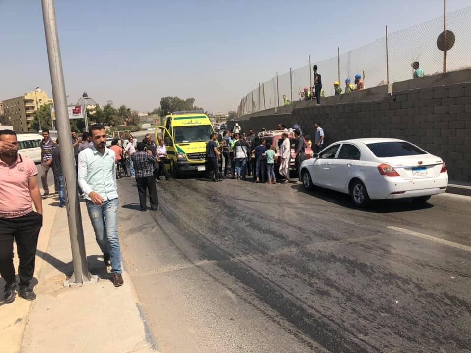 بالصور.. التفاصيل الكاملة لإنفجار عبوة ناسفة بأتوبيس سياحي أمام المتحف المصري الكبير