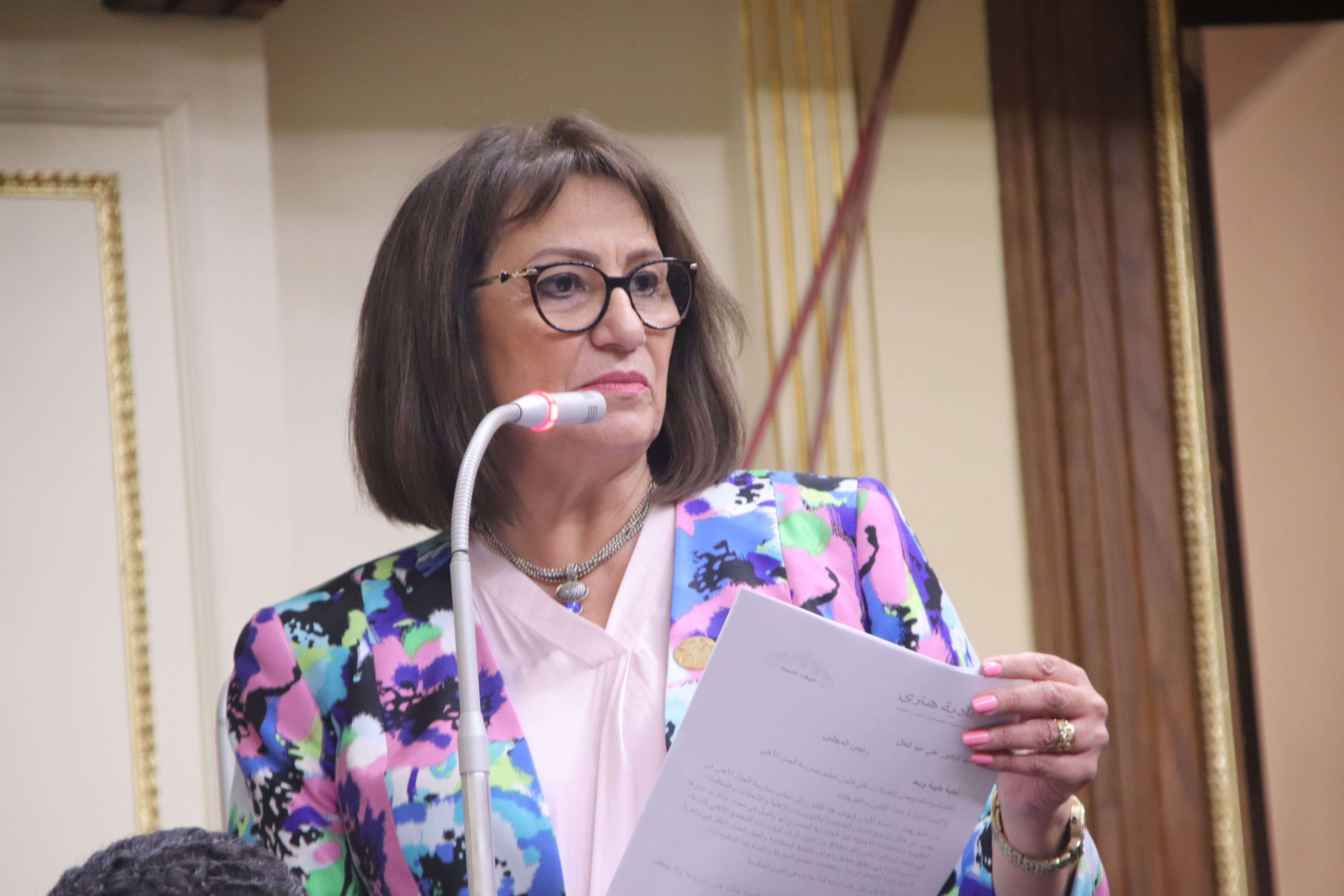 نادية هنرى تطالب الحكومة بكشف خطتها لمواجهة الشح المائى