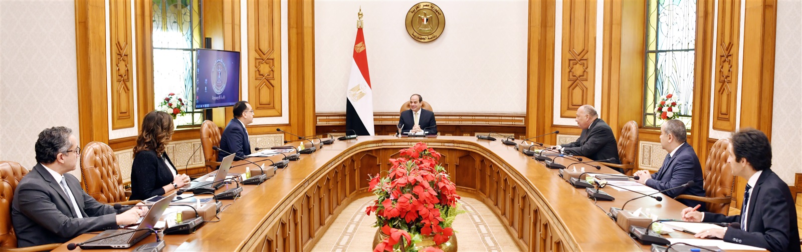 السيسي يبحث موقف العالقين في الخارج .. فيديو