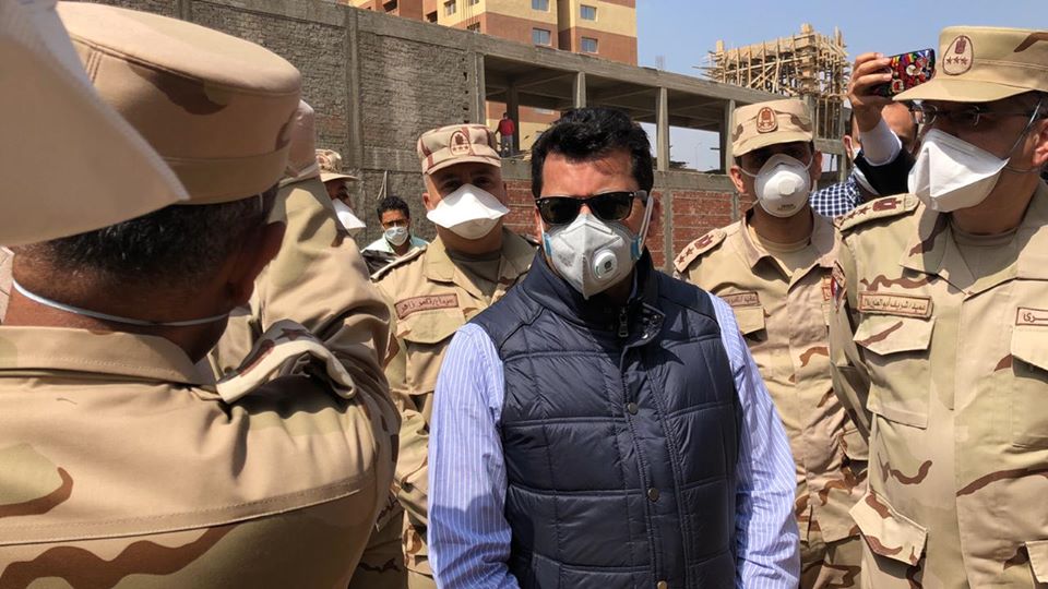 وزير الرياضة يتفقد أعمال الإنشاءات الجارية بمراكز شباب أهالينا والهايكستب والأسمرات