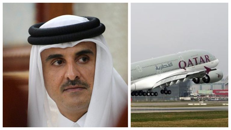 أمير قطر يغادر الدوحة فى طريقه للقاهرة للمشاركة بالقمة العربية الطارئة