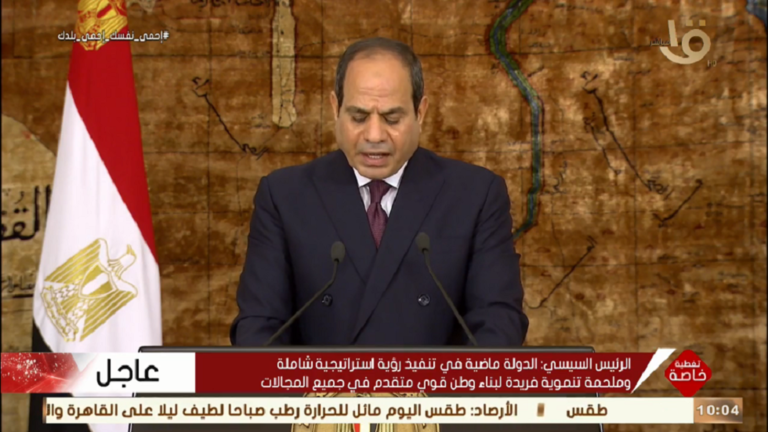 السيسي يدعو المصريين للاصطفاف الوطني لمواجهة تحديات لم تمر بها مصر من قبل