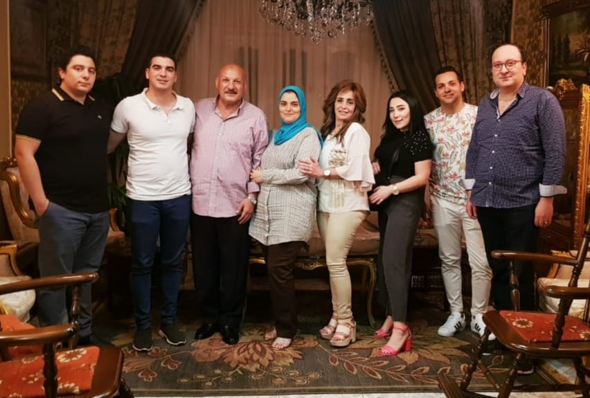 الفنان ماجد القلعى يحتفل بقراءة فاتحة ابنته