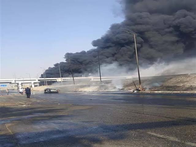 الصحة: إصابة ١٢ في حادث حريق طريق القاهرة الإسماعيلية الصحراوي ..ولا وفيات