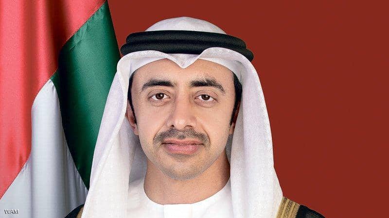 وزير الخارجية الإماراتي يحدد أولويات السلام في المنطقة