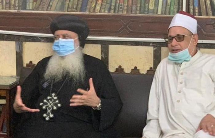 الأنبا بولا يزور المسجد الأحمدي في طنطا