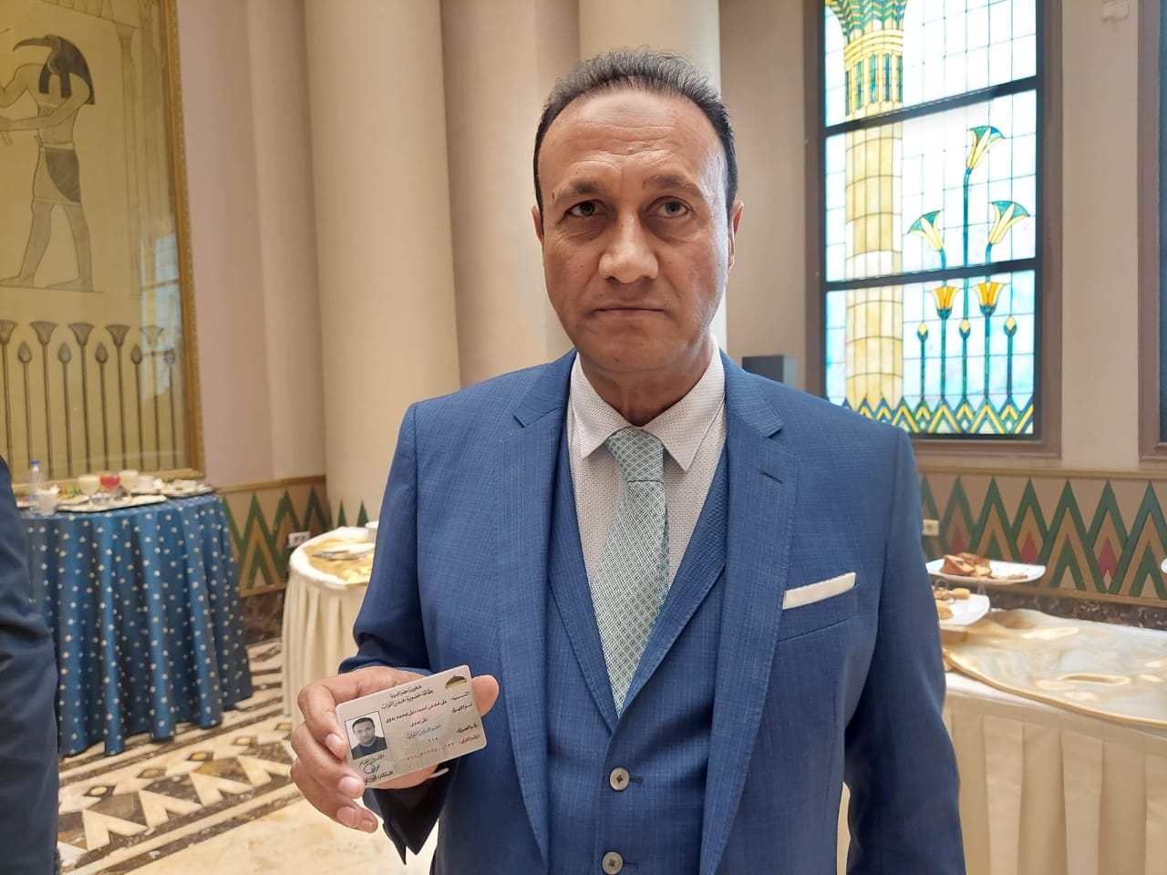 النائب علي بدوي يتسلم كارنيه العضوية..ويؤكد: خدمة الوطن هدفنا الأول