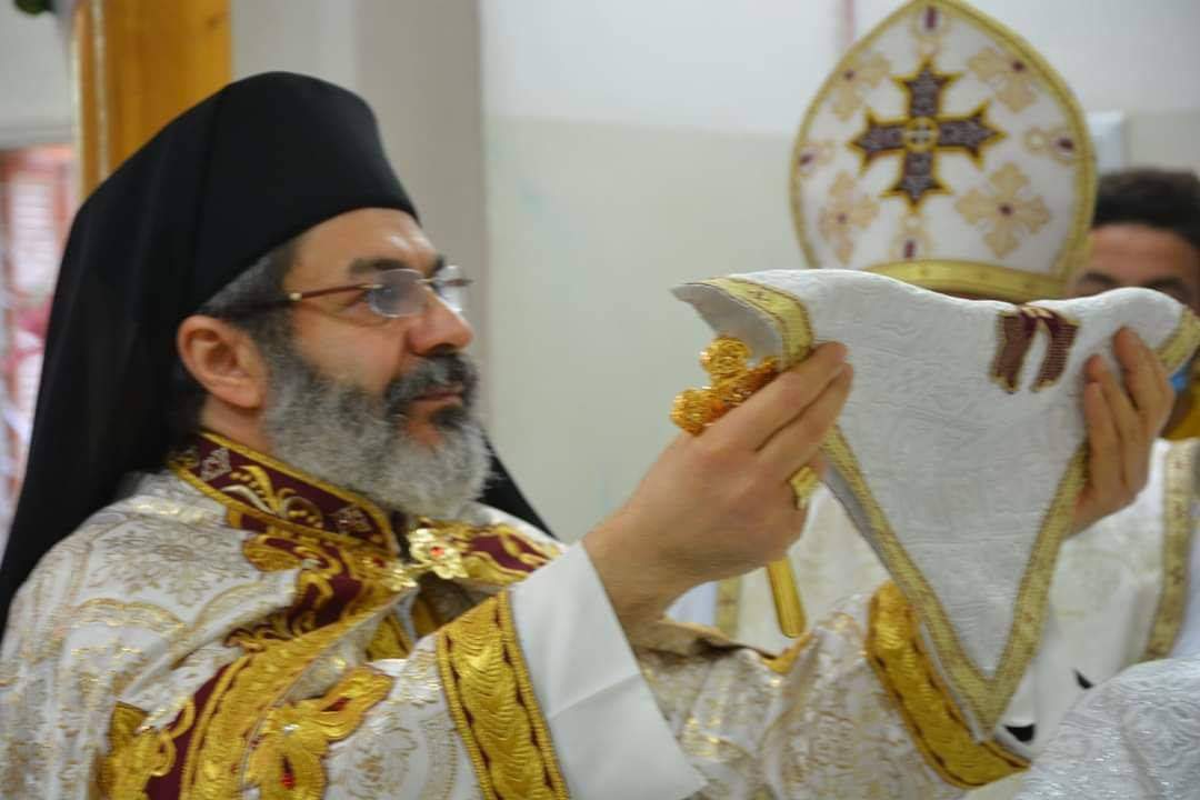 كنيسة الأقباط الكاثوليك بجهينة تستقبل نيافة الأنبا توما
