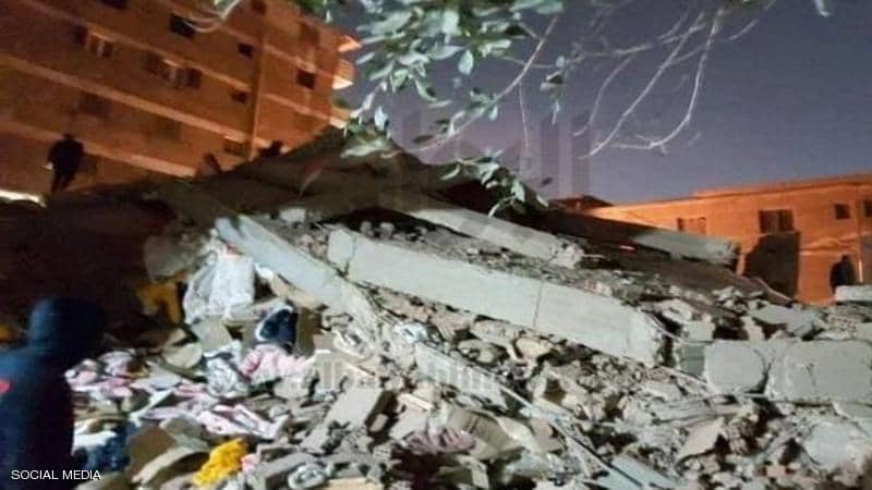 ارتفاع حصيلة ضحايا انهيار عقار جسر السويس