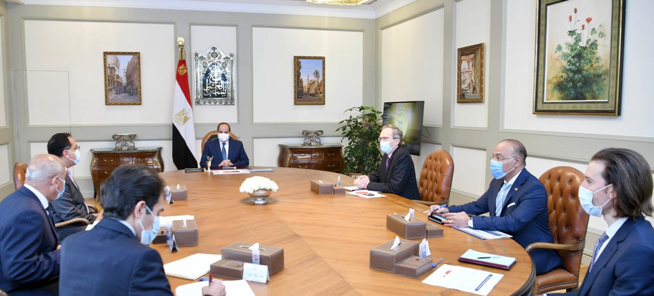 الرئيس يوجه بزيادة نسب توطين الصناعة والتكنولوجيا مع شركة ألستوم الفرنسية