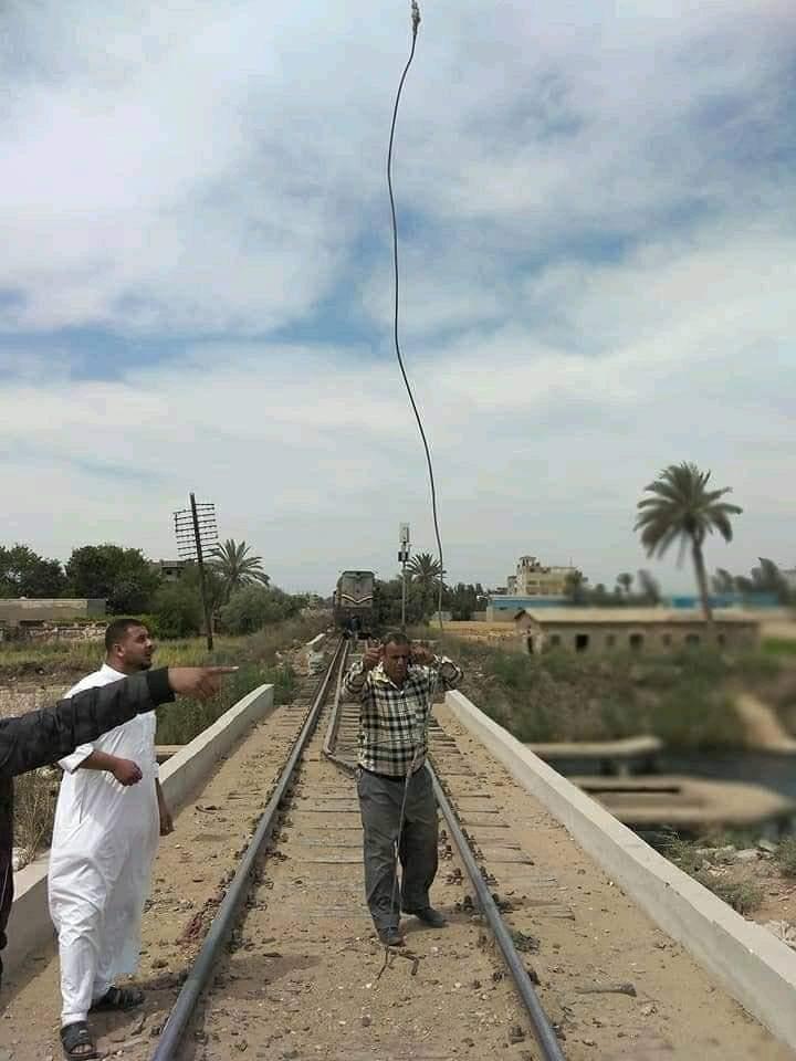 يقظة سائق تنقذ حياة ركاب قطار «فاقوس» من الموت
