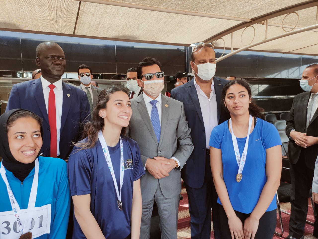 طلاب جامعة عين شمس يحرزون مراكز متقدمة في بطولة الجامعات المصرية لألعاب القوى