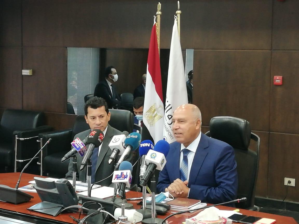 وزيرا النقل والشباب والرياضة يعلنان الاستعدادات الخاصة بإقامة بطولة Iron Man الدولية