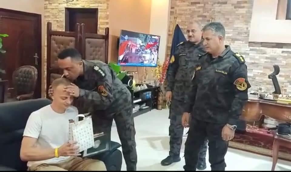 قادة الجيش والشرطة والصاعقة المصرية بجنوب سيناء يكرمون بطل الصاعقة المصرية "أحمد فوزى حسن"