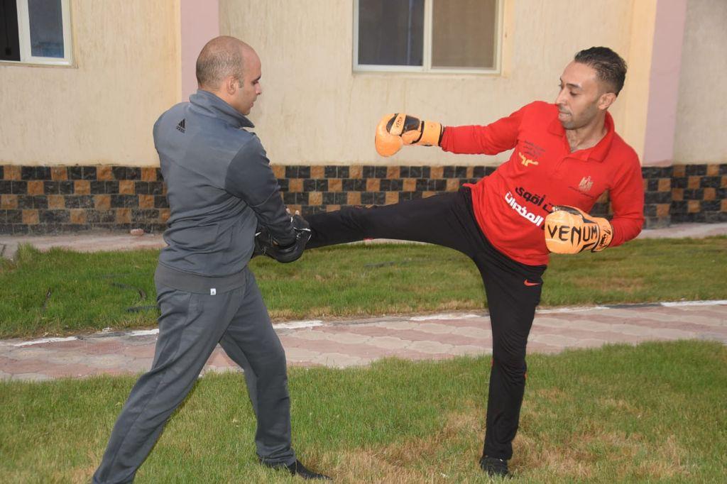 "حسام "تحدى الإدمان وحصل على المركز الأول ببطولة الجمهورية فى "الكيك بوكس"