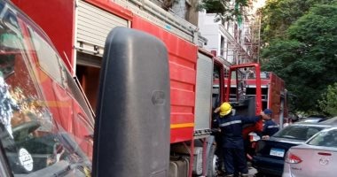 السيطرة على حريق فى عقار بالدقى
