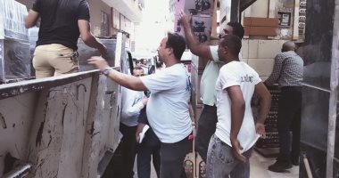 ضبط نصف طن لحوم فاسدة بالطالبية ورفع 175 إشغال بالبدرشين وأبو النمرس