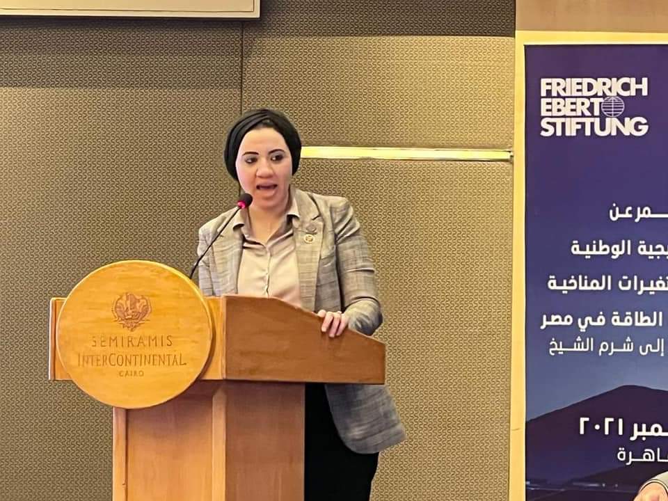 النائبة أميرة صابر توضح رؤية البرلمانيين و الأحزاب السياسية لقضية المناخ في مصر