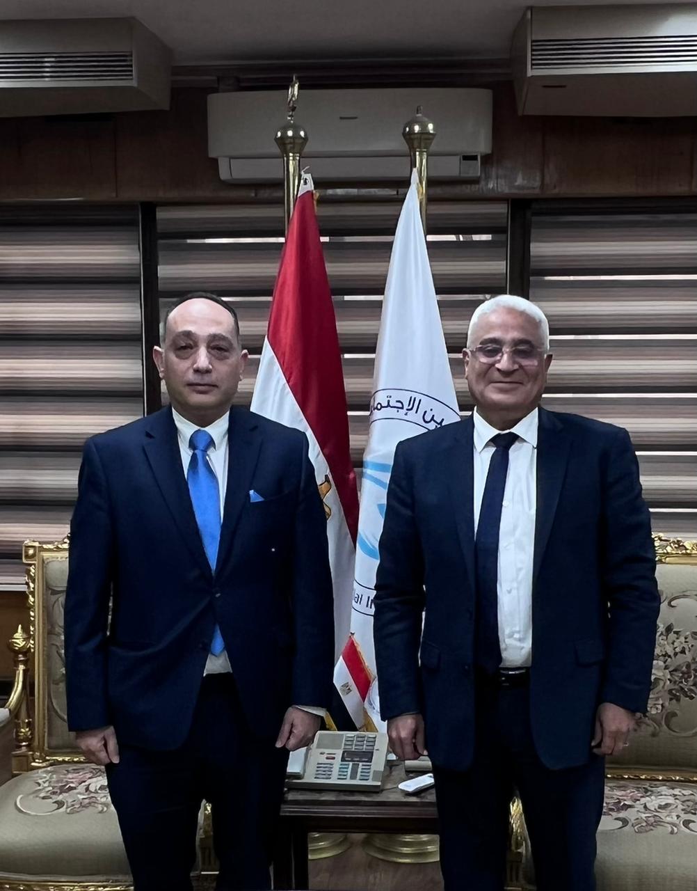 فريدي البياضي يلتقي رئيس الهيئة القومية للتأمين.. ويؤكد: القانون ١٤٨ به عيوب كثيرة