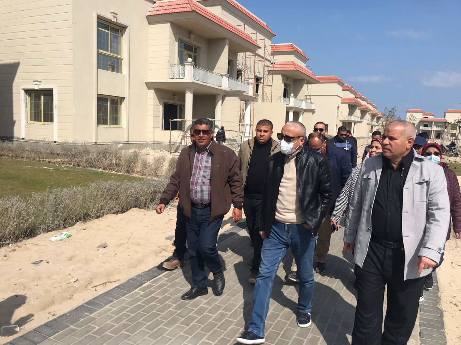 مسئولو " الإسكان" يتفقدون مشروعات مدينة المنصورة الجديدة