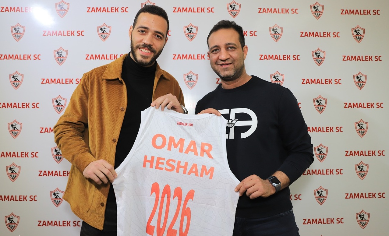 عمر هشام نجم السلة يجدد مع الزمالك 4 مواسم
