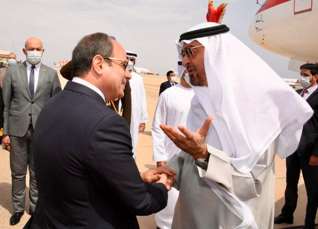 الرئيس السيسى يستقبل محمد بن زايد فى شرم الشيخ