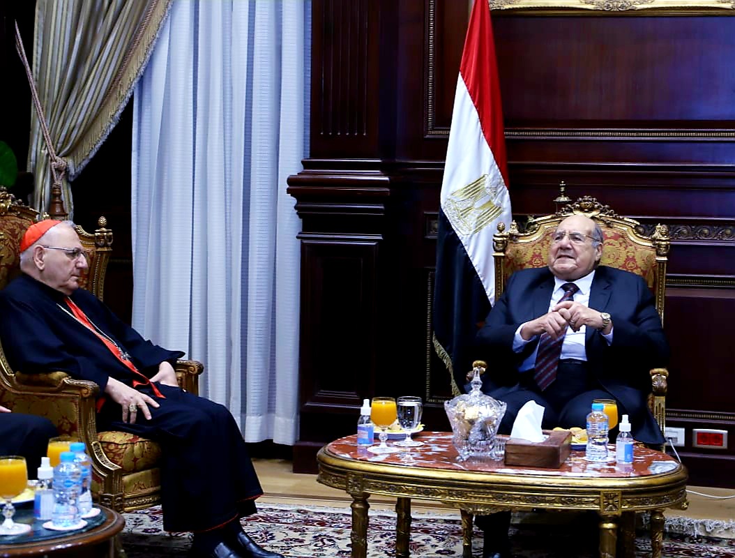 رئيس مجلس الشيوخ يلتقي بطريرك بابل للكلدان الكاثوليك بالعراق