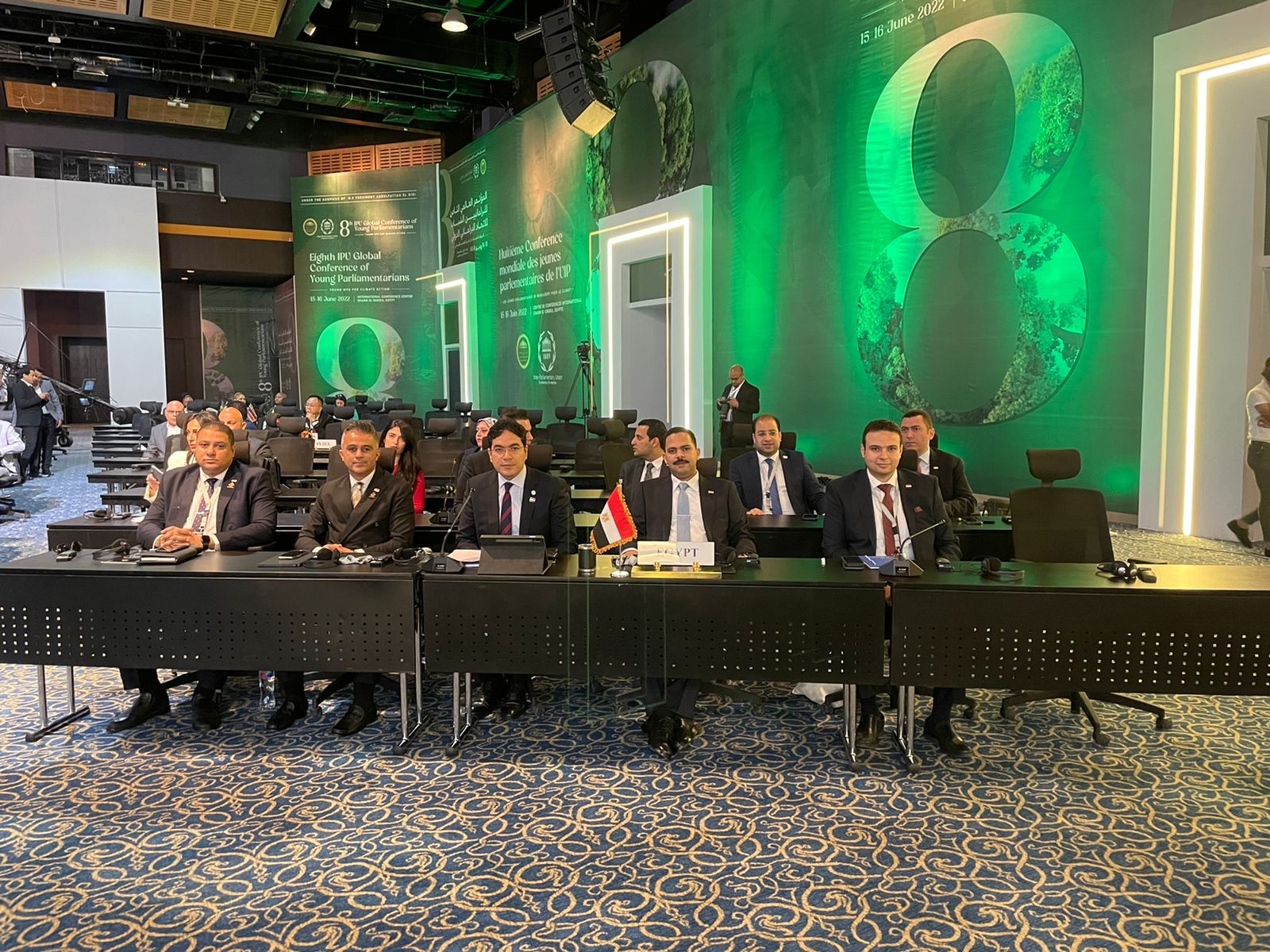 رئيس حزب العدل يشارك في مؤتمر البرلمانيين الشباب بشرم الشيخ
