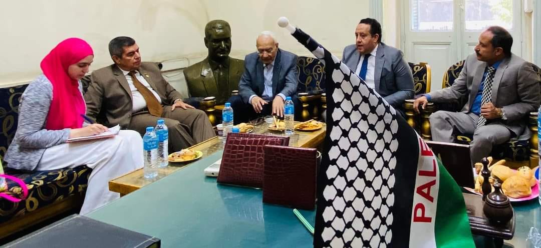 الحزب العربي الناصري يستقبل سفير جمهورية فنزويلا