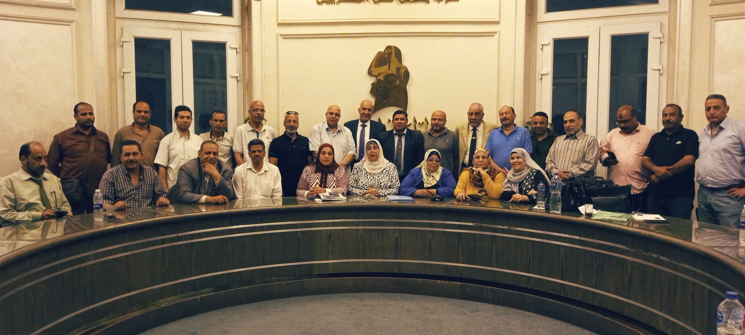 حِراك عمالي فى المحافظين استعدادًا للحوار الوطني.. وشعبان خليفة: ننتمي إلى حزب منفتح على الجميع يقر حقوق الفئات والطبقات الأولى بالرعاية