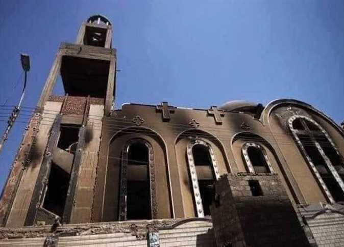 عاجل .. وفاة كاهن كنيسة أبو سيفين جراء الحريق