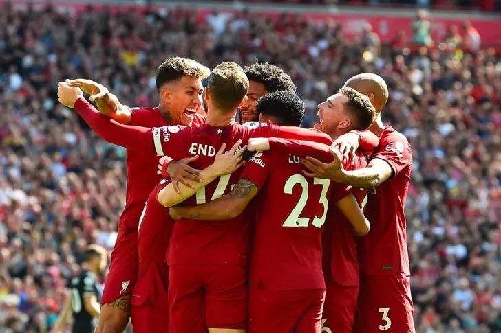 ليفربول يقسو علي بورنموث بتسعة أهداف وحضور باهت لصلاح