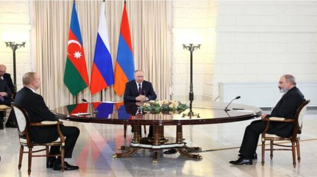 بوتين وعلييف وباشينيان يصدرون بيانا مشتركا