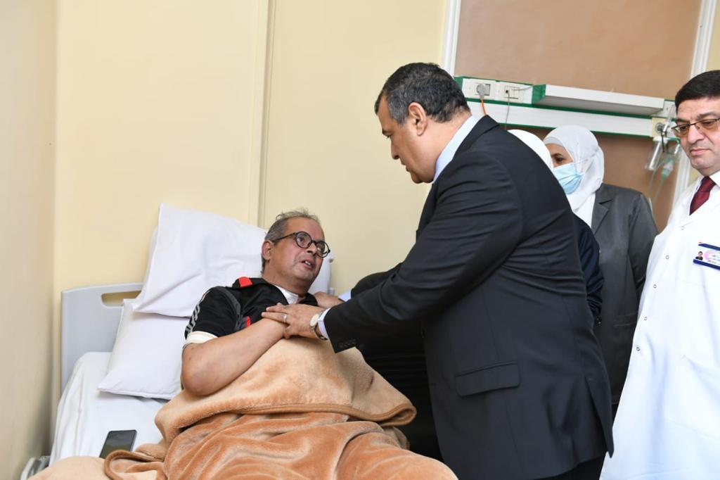 وزير الدولة للإنتاج الحربي" في زيارة للمركز الطبي التخصصي بحلوان
