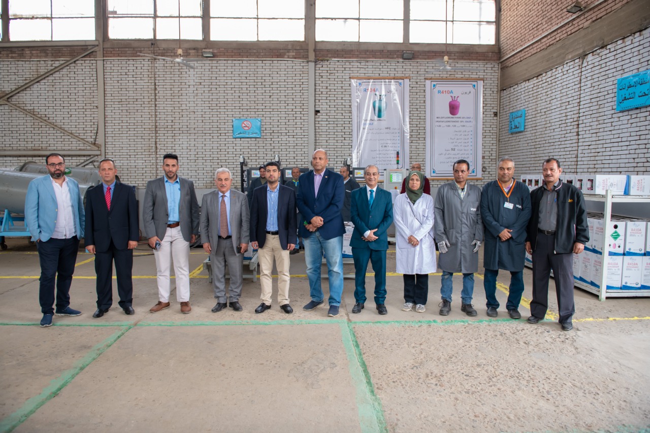 حلوان للأجهزة المعدنية " تدشن خط جديد لإنتاج الفريون " R410A / R134A "