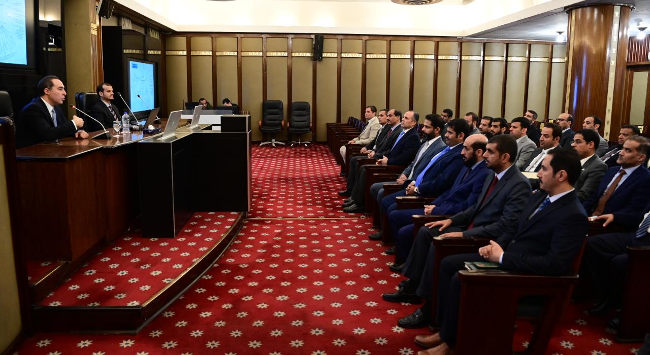 المستشار أحمد مناع الأمين العام لمجلس النواب يستقبل وفد عسكري سعودي من الدارسين ببرنامج ماجستير الدراسات الاستراتيجية في مصر