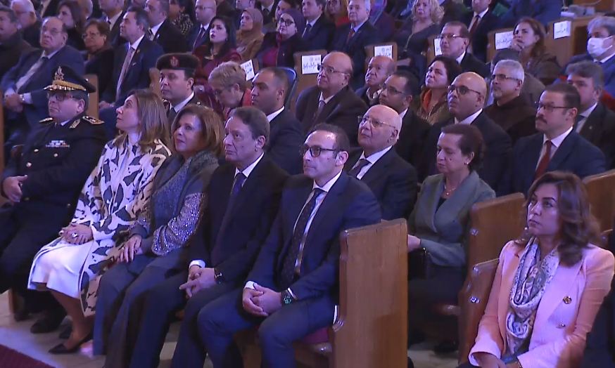 حزب المؤتمر يشارك الكنيسة الإنجيلية باحتفالية عيد الميلاد